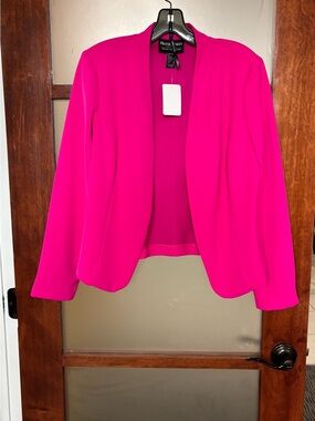 Frank Lyman Design Hot Pink Open-Front Blazer Jacket